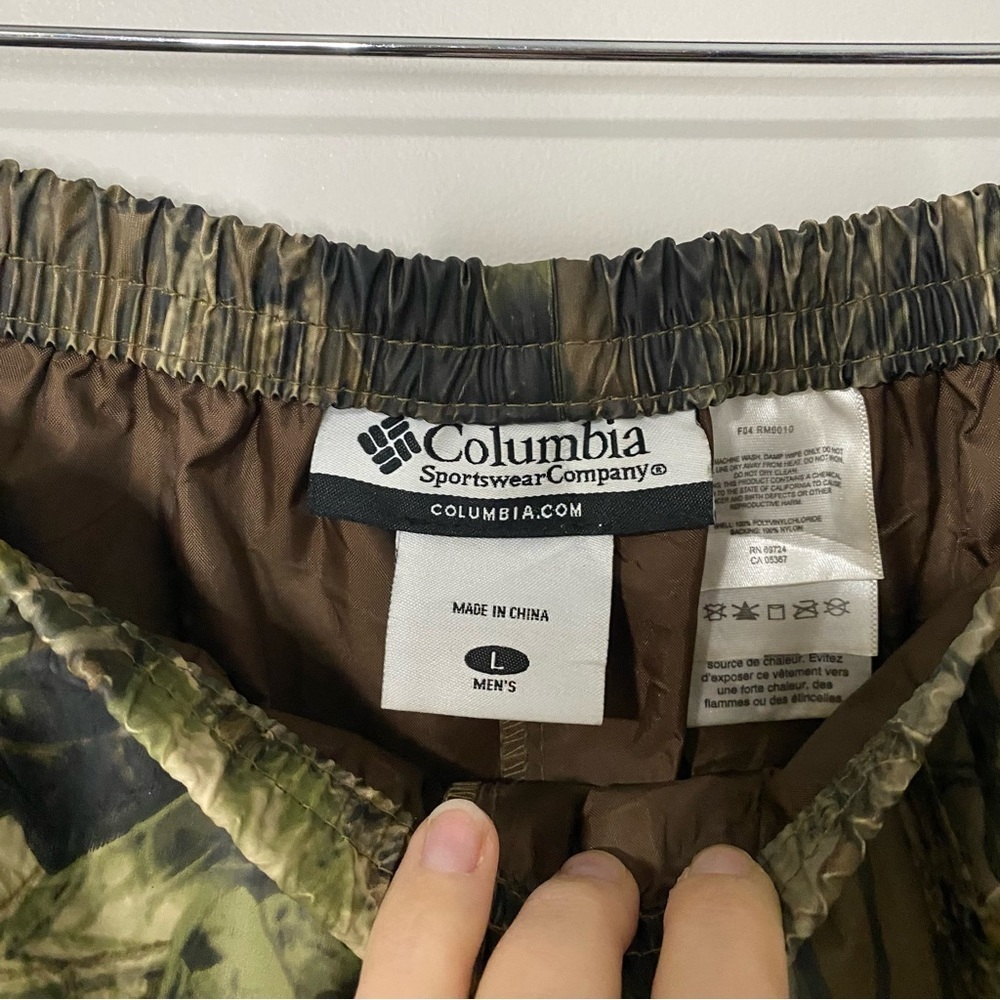 [Columbia] Men's Large Camo Windbreaker Track Pants - Picture 5 of 8